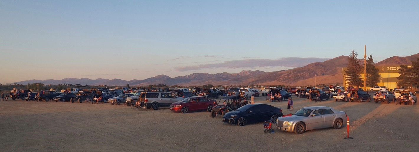 Spring Creek family drive-in movie